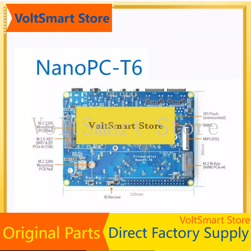 Rockchip Rk3588 Development Board - Placa de Desenvolvimento VoltSNanopc T6 -