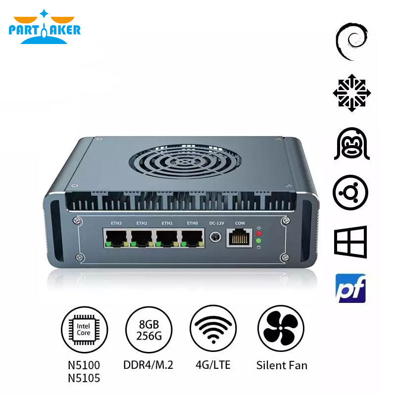 12a geração intel I3-1115G4 fa - Pfsense Firewall Router 2.5G 4 I226 avaliação e preço