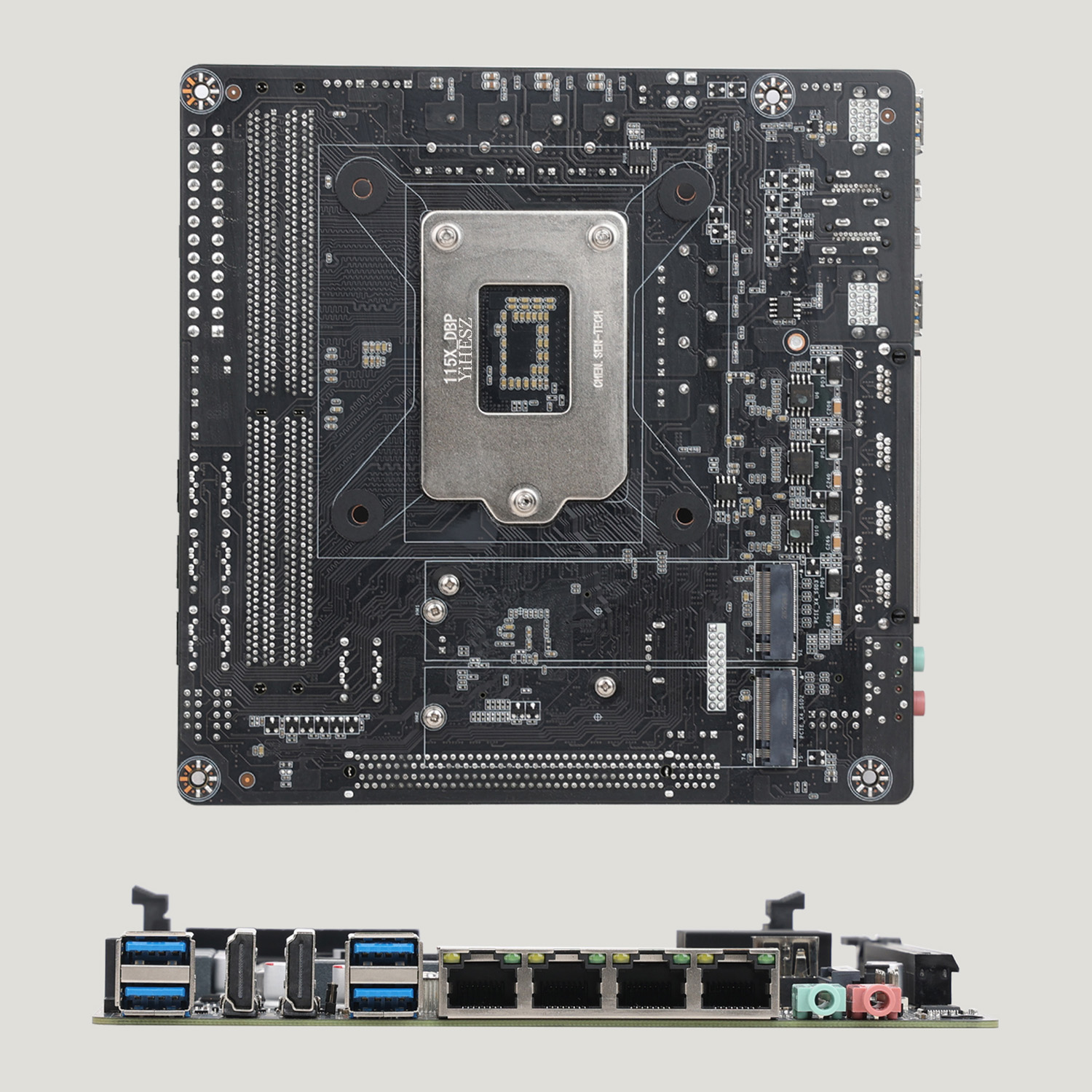 Placa-Mãe Mini-ITX C246 com 8  - Nas Motherboard 8 Sata Mini Itx avaliação e preço