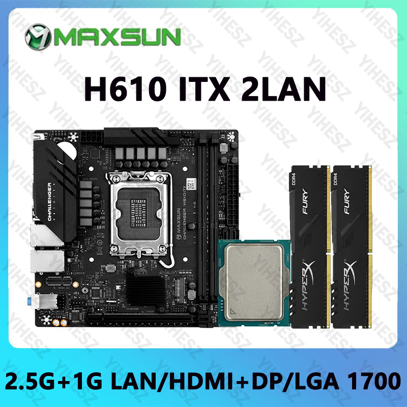 Conjunto de Placa Mãe H610 ITX - Lga1700 Itx Motherboard Ddr5 avaliação e preço