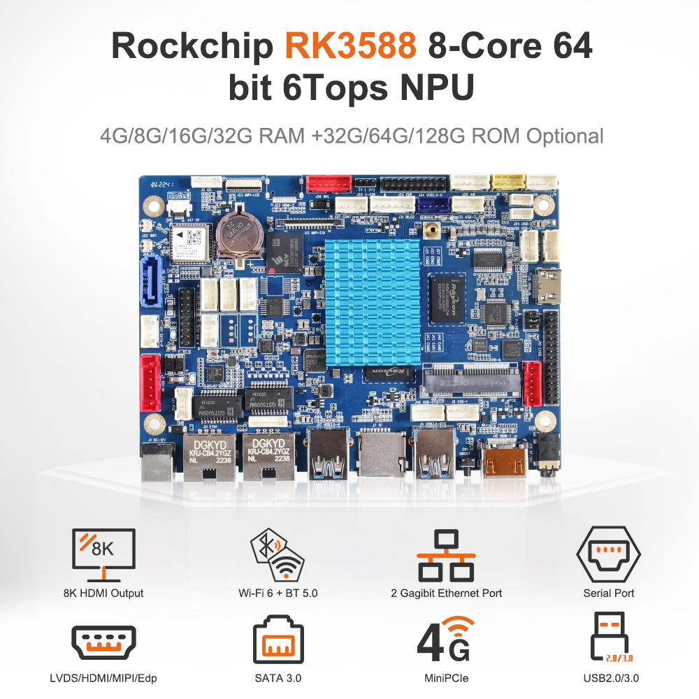 Placa de desenvolvimento Rockc - Rockchip Rk3588 Development Board avaliação e preço