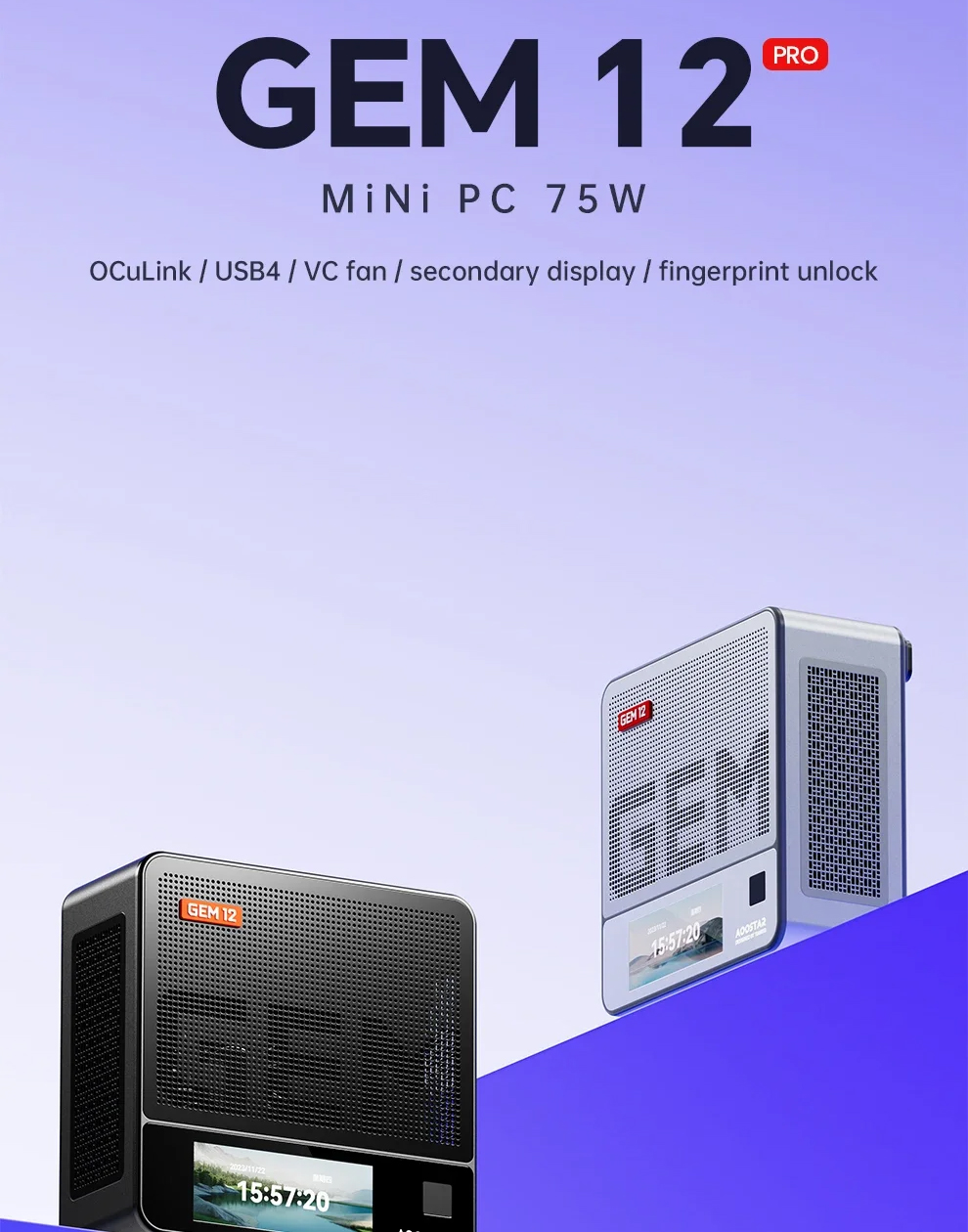 Gem12 pro amd ryzen 7 8845hs g - Amd Ryzen 7 7840Hs Mini Pc avaliação e preço