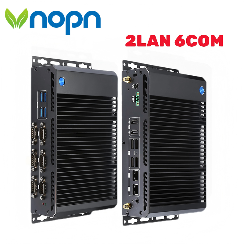 VNOPN Mini PC industrial sem v - Fanless Industrial Pc Rs485 Core I7 avaliação e preço