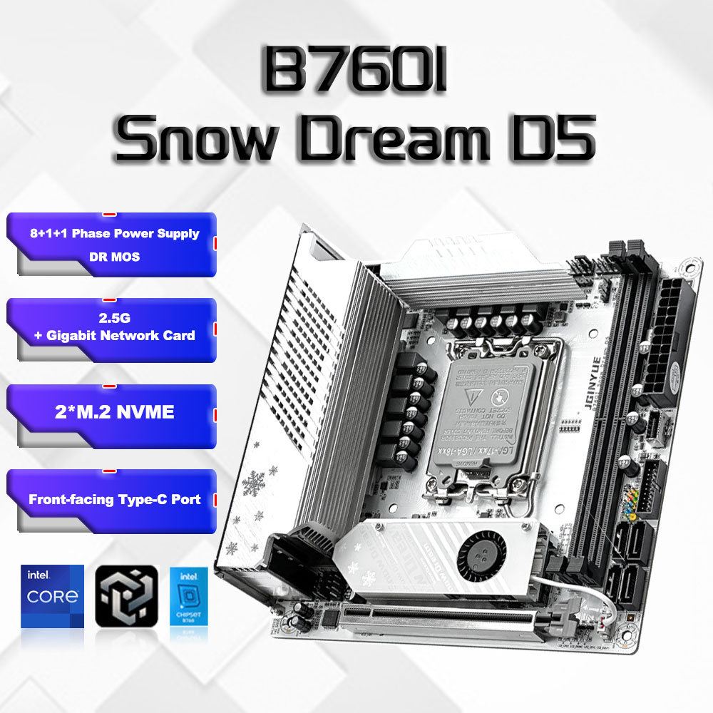 B760i argb wifi ddr5 placa-mãe - Lga1700 Itx Motherboard Ddr5 avaliação e preço